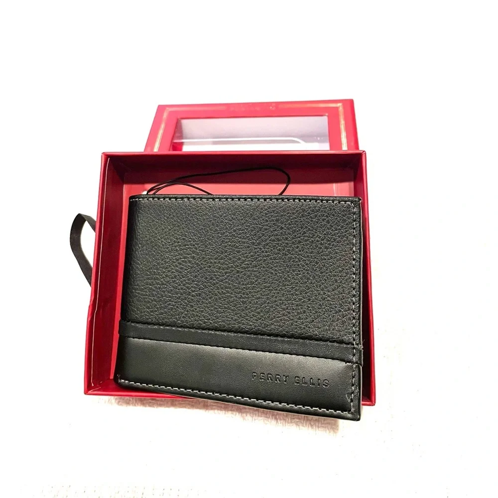 Perry Ellis Portfolio
Men's Leather Wallet - Picture 3 of 5